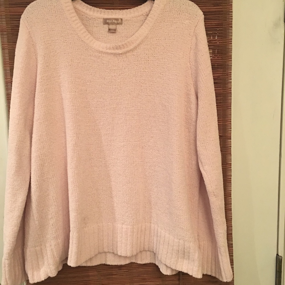 💋Pastel Pink Sweater. White Stag Size XL